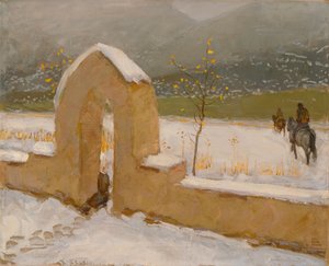 Brána v Taosu od Akseli Gallen-Kallela