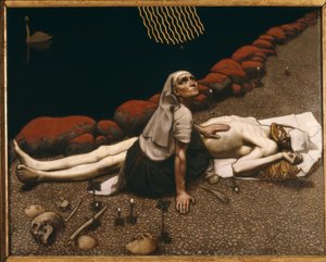 A.Gallen-Kallela, Mutter des Lemminkain. od Akseli Gallen Kallela