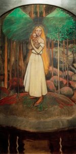 A.Gallen-Kallela, Marjatta u. Christuskind od Akseli Valdemar Gallen Kallela