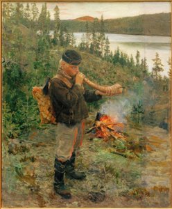 Ovčák z Paanajärvi od Akseli Valdemar Gallen Kallela