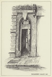 Faulkners Alley, EC od Alan Stapleton