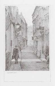London Lanes: Lawrence Lane (litografie)