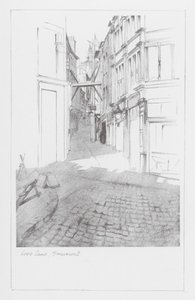 London Lanes: Love Lane, Monument (litografie)