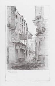 London Lanes: Milford Lane (litografie)