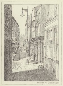Market Street, pohled na západ