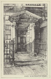 Porch, 19, Southampton Street od Alan Stapleton