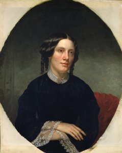 Portrét Harriet Beecher Stowe 1811-1896, 1853 od Alanson Fisher