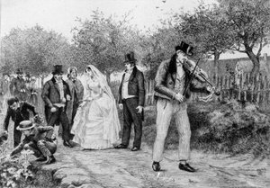 Ilustrace románu „Madame Bovary“ od Gustava Flauberta (1821-1880). Ilustrace Albert Fourie (1854-1937).