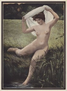 Žena koupající se (barva lito)