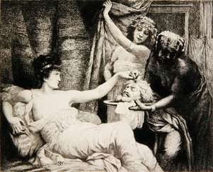 Herodias c.1878 (lept) od Albert Alexander Paul Rouffio