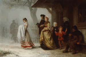 Křest od Albert Anker