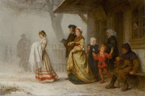 Křest, 1864. od Albert Anker