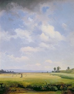 Výroba sena, 1838 od Albert August Zimmermann