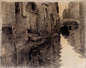 Ponte San Francesco v Benátkách od Albert Baertsoen