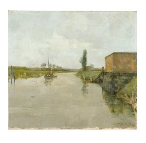 Řeka Scheldt v Dendemonde
