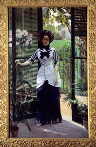 Ve skleníku Obraz Albert Bartholome (1848-1928) 1881 Ne. 1,42 x 2,33 m Paříž, Musee d