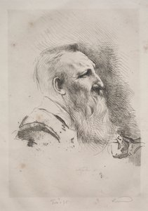 Auguste Rodin, 1900. od Paul Albert Besnard