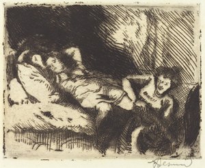 Jdu do postele (Le coucher) od Albert Besnard