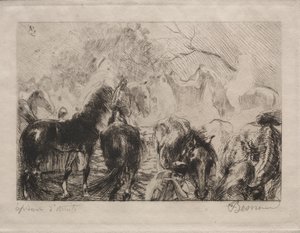 Koňský trh v Alžíru, 1898. od Paul Albert Besnard