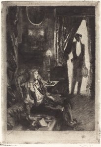 Iza spí od Albert Besnard