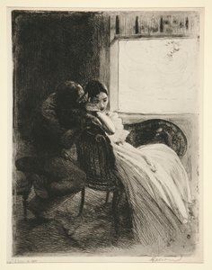 Flirt (Flirt) od Albert Besnard