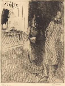 Prostituce (La Prostitution) od Albert Besnard