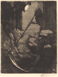 Záhada (Le mystère) od Albert Besnard