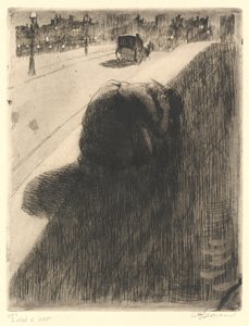 Sebevražda (Le Suicide) od Albert Besnard
