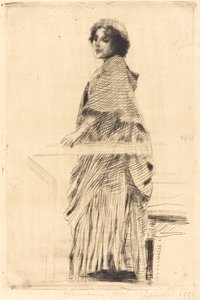 Žena v mysu od Albert Besnard
