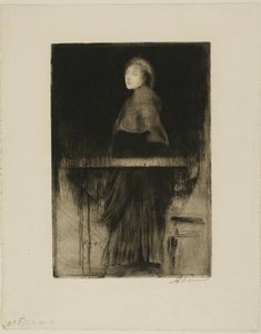 Žena v mysu od Albert Besnard
