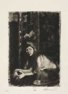 Žena s vázou od Albert Besnard
