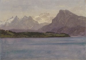 Pobřežní pásmo Aljašky od Albert Bierstadt
