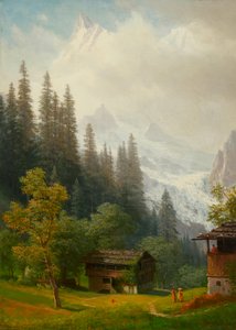 Alpská scéna od Albert Bierstadt