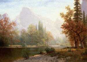 Half Dome, Yosemite od Albert Bierstadt