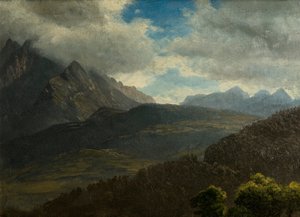 V Skalistých horách od Albert Bierstadt