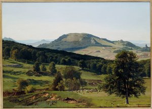 Krajina - Hill a Dale od Albert Bierstadt