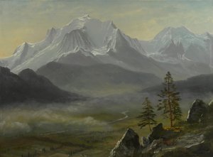 Mont Blanc od Albert Bierstadt
