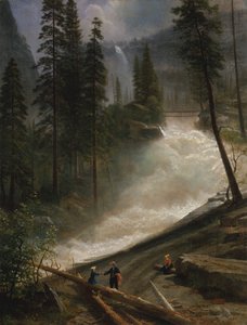 Nevadské vodopády, Yosemity od Albert Bierstadt