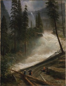 Vodopády Nevada, Yosemite od Albert Bierstadt