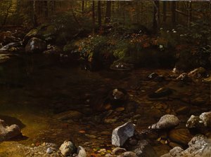 Shady Pool, White Mountains, New Hampshire, c. 1869. od Albert Bierstadt