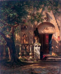 Sluneční světlo a stín od Albert Bierstadt