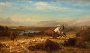 The Last of the Buffalo od Albert Bierstadt