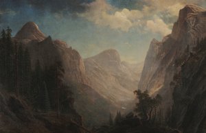 Výhled do Yosemitského údolí od Albert Bierstadt