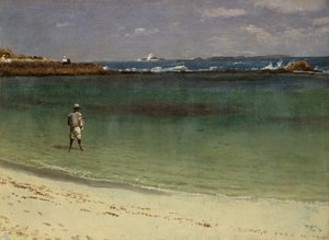 Pobřežní scéna v Západní Indii od Albert Bierstadt