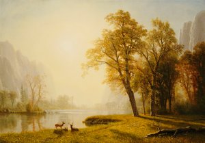Yosemitské údolí od Albert Bierstadt