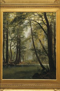 Údolí Yosemite, Kalifornie od Albert Bierstadt