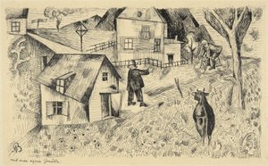 Feierabend (sváteční večer) od Albert Bloch