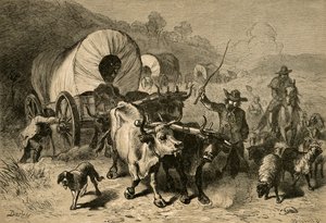 Emigrace do západní země, 1877. od Albert Bobbett