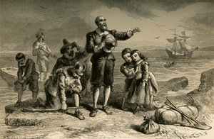 Přistání poutníků, 1877.