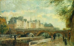 Nový most města; Pont Neuf města, od Albert Charles Lebourg
